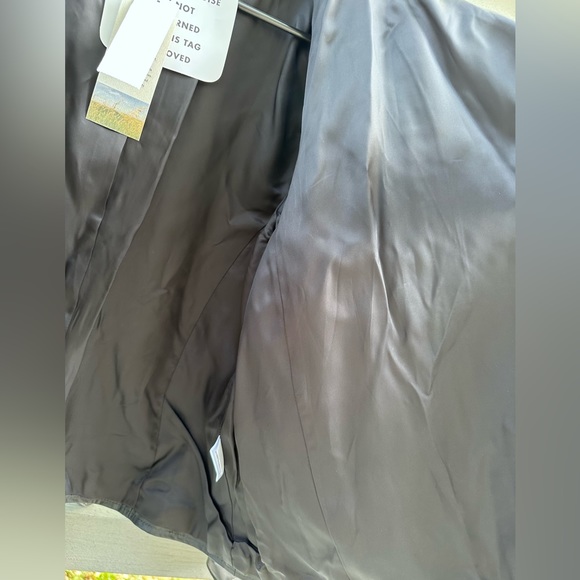 EILEEN FISHER - NWT - Women’s Moto Jacket LEATHER Sz L - BLACK - Picture 13 of 15